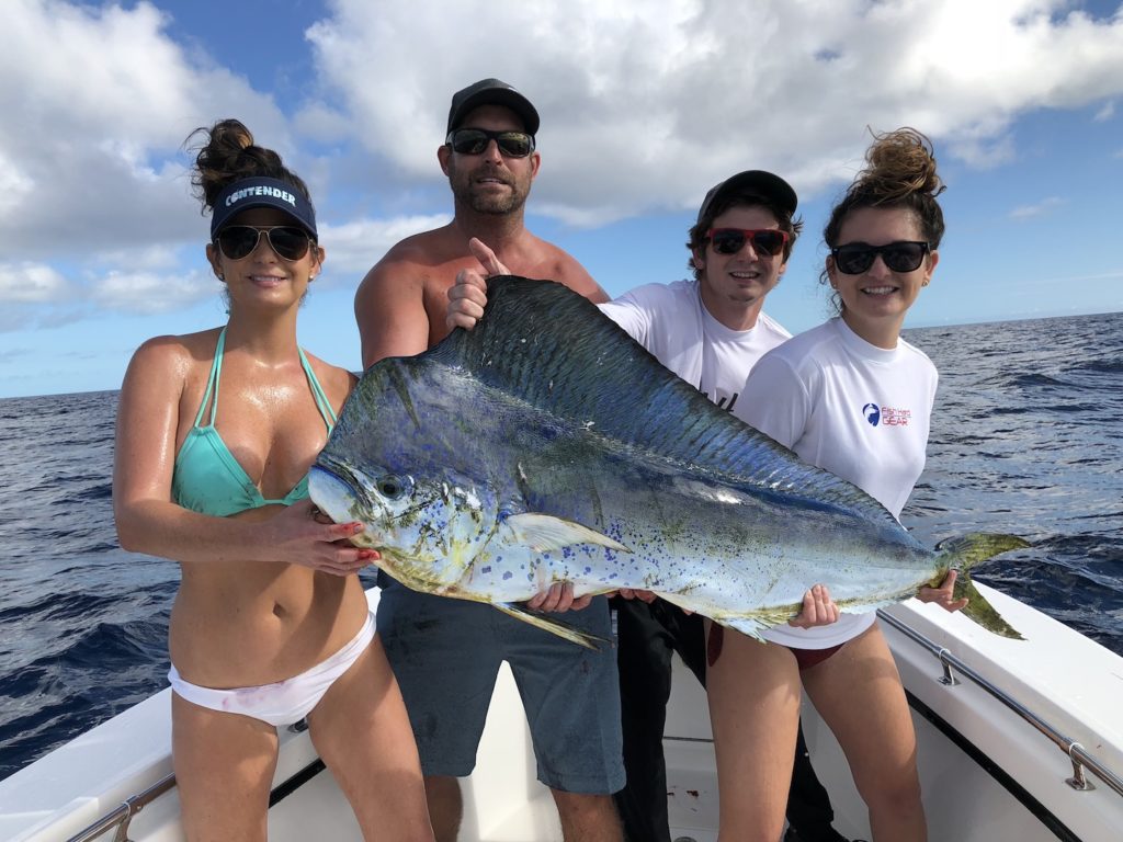 Mahi Mahi caught fishing with Far Our Charters in Key West, Florida.
