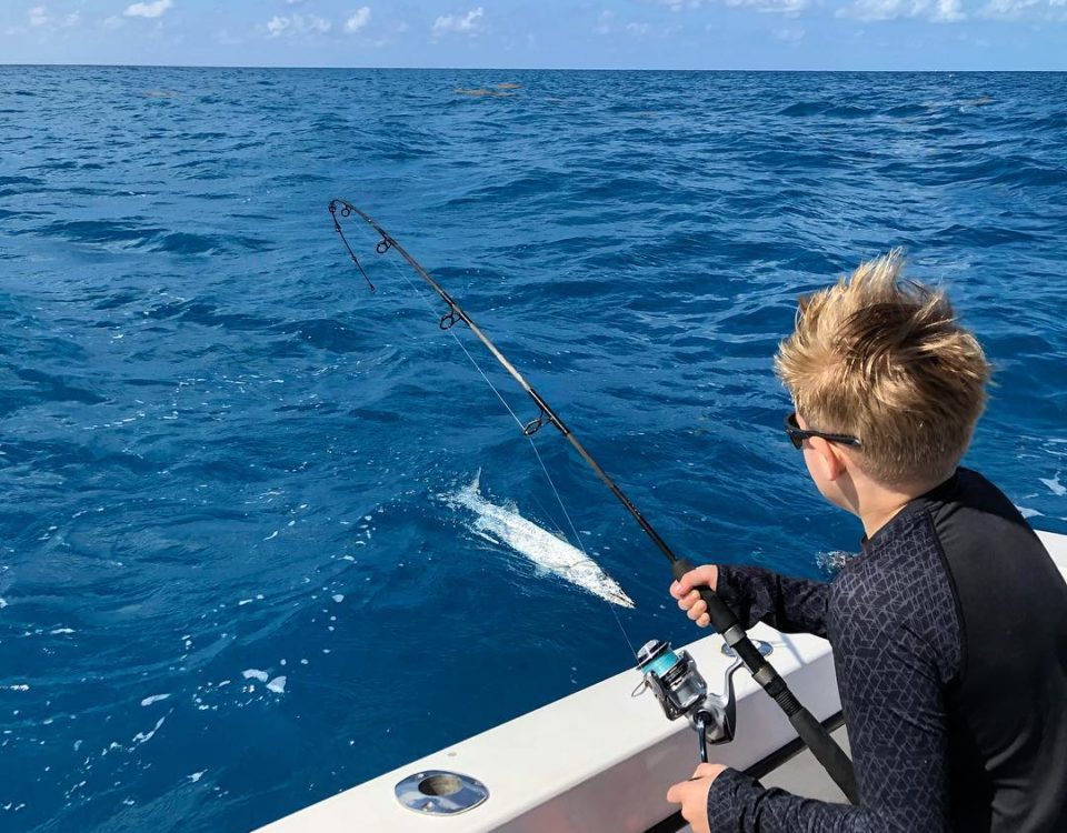 Barracuda Caught on Far Out Fishing Charters